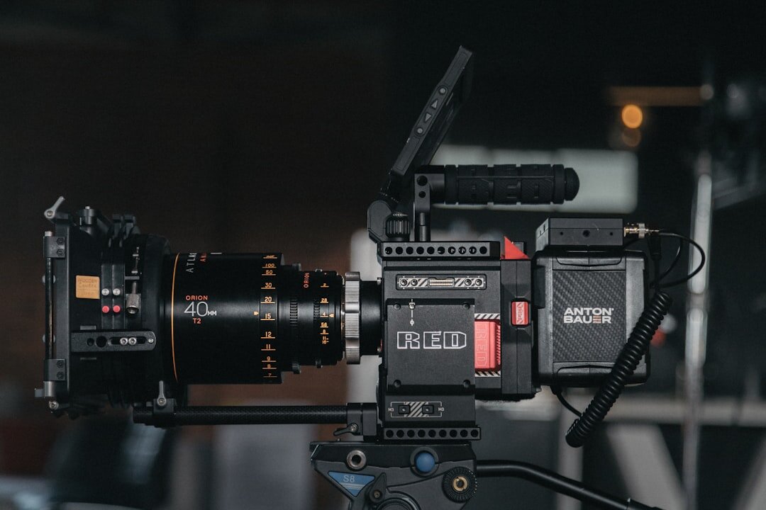 cinematic camera shot