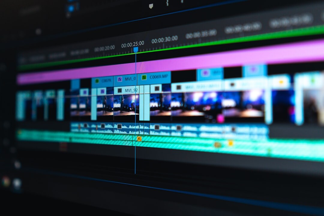 video editing software interface